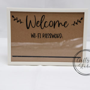 Welcome – WiFi Password Display